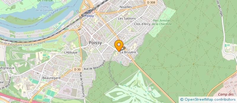 localisation de l'entreprise CABINET DU MENERY à POISSY