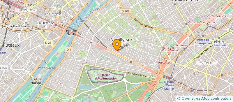 localisation de l'entreprise CABINET DU PROFESSEUR PHILIPPE MASSIN à NEUILLY-SUR-SEINE