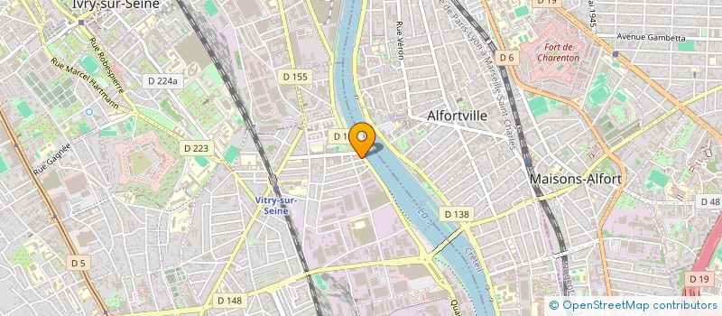 localisation de l'entreprise CABINET DU QUAI JULES GUESDE à VITRY-SUR-SEINE
