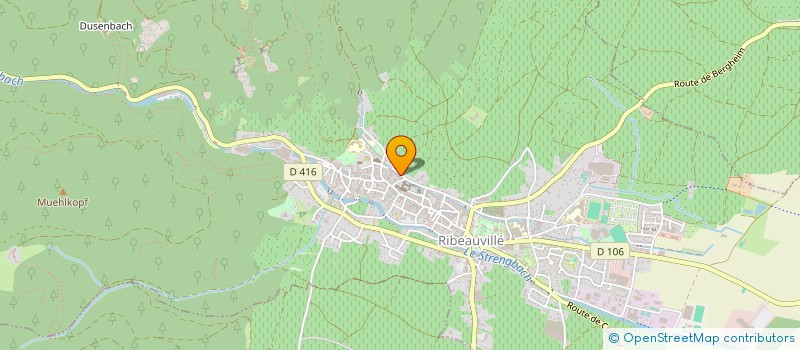 localisation de l'entreprise CABINET DU REMPART  RIBEAUVILLE