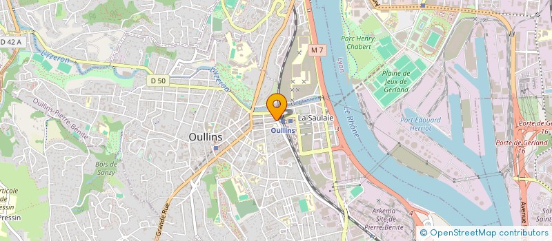 localisation de l'entreprise CABINET DU SOURIRE à OULLINS-PIERRE-BENITE