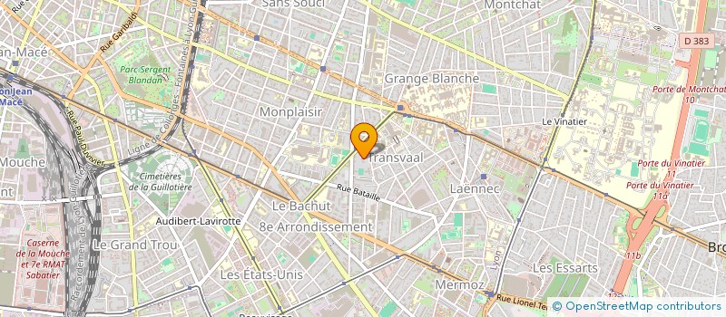 localisation de l'entreprise CABINET DU TRANSVAAL  LYON