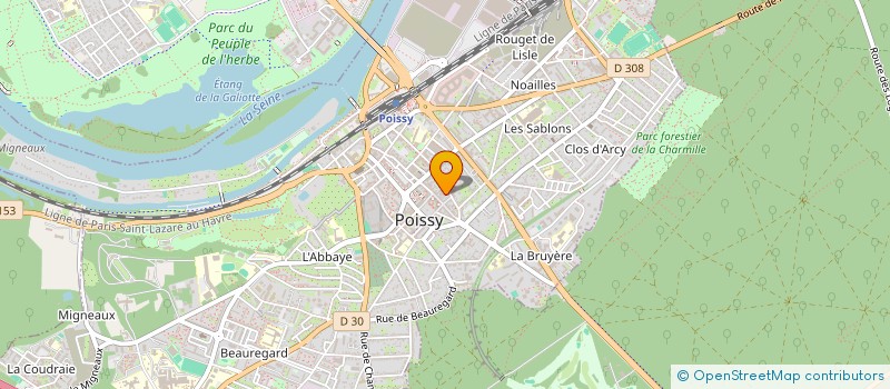 localisation de l'entreprise CABINET DUBREUIL à POISSY