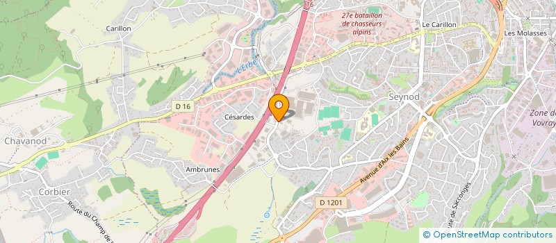 localisation de l'entreprise CABINET DUCHENE ET ASSOCIES à ANNECY