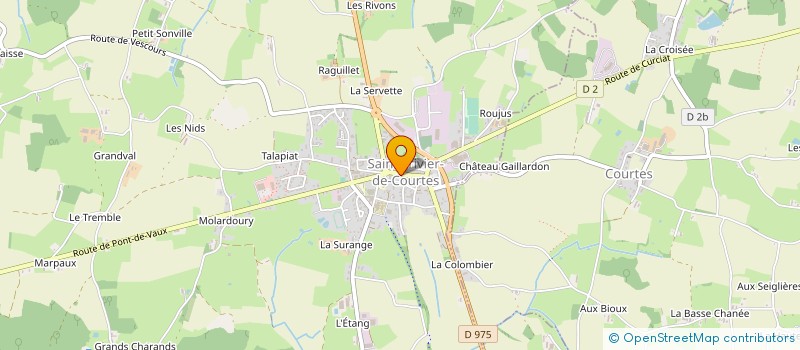 localisation de l'entreprise CABINET DUCHER JEAN-CLAUDE à SAINT-TRIVIER-DE-COURTES