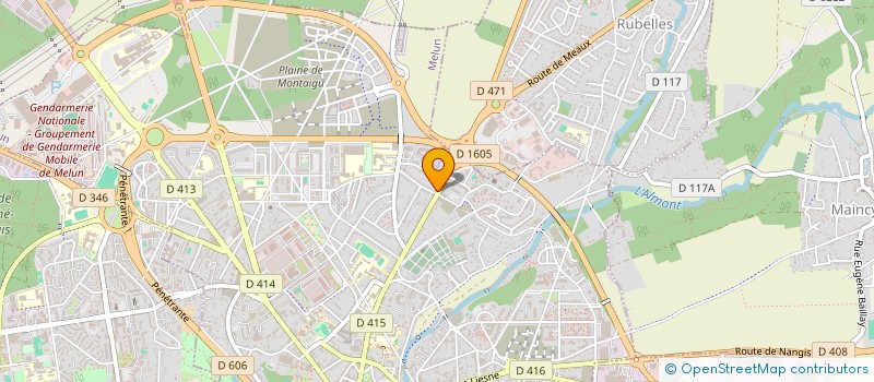 localisation de l'entreprise CABINET DUMAND à MELUN