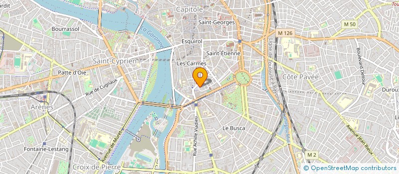 localisation de l'entreprise CABINET DUNAC AVOCATS  TOULOUSE