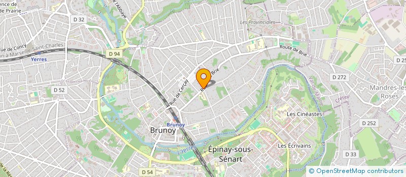 localisation de l'entreprise CABINET DURANTON  BRUNOY