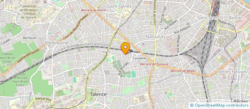 localisation de l'entreprise CABINET ECAPI  TALENCE