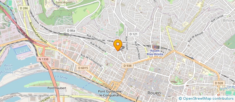 localisation de l'entreprise CABINET ECJD à ROUEN
