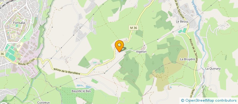 localisation de l'entreprise CABINET ECM  SAINT-PAUL-EN-JAREZ