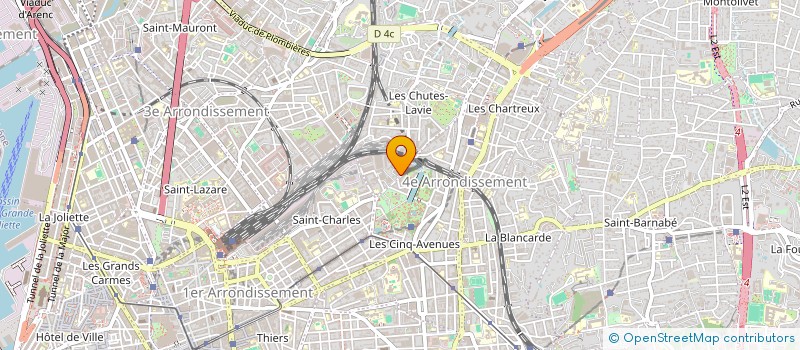 localisation de l'entreprise CABINET ELGE à MARSEILLE