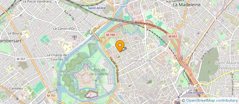 localisation de l'entreprise CABINET ELIOT à LILLE