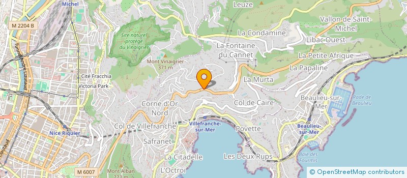 localisation de l'entreprise CABINET EMMANUEL MOSSER à VILLEFRANCHE-SUR-MER