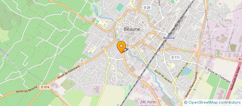 localisation de l'entreprise CABINET EMO à BEAUNE