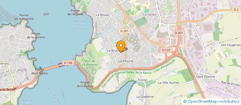 localisation de l'entreprise CABINET ENVERGURE  SAINT-MALO
