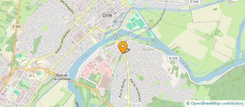 localisation de l'entreprise CABINET EPICEA ASSURANCES & PATRIMOINE à DOLE