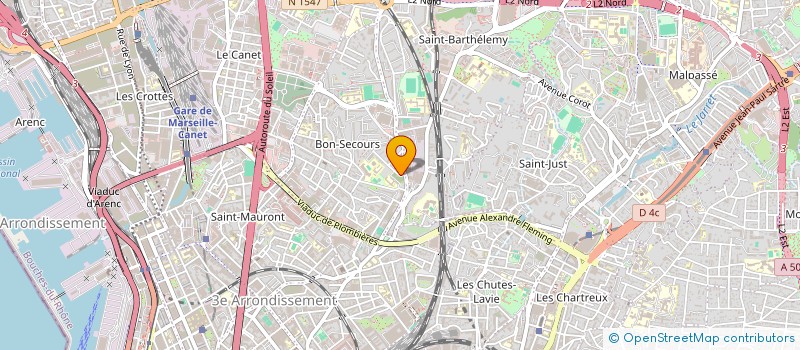 localisation de l'entreprise CABINET ERIC DADOURIAN à MARSEILLE