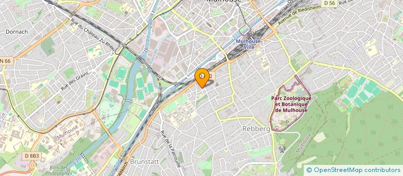 localisation de l'entreprise CABINET ERIC HERNANDEZ à MULHOUSE