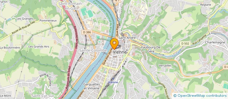 localisation de l'entreprise CABINET ERICK ZENOU AVOCATS ET ASSOCIES à VIENNE