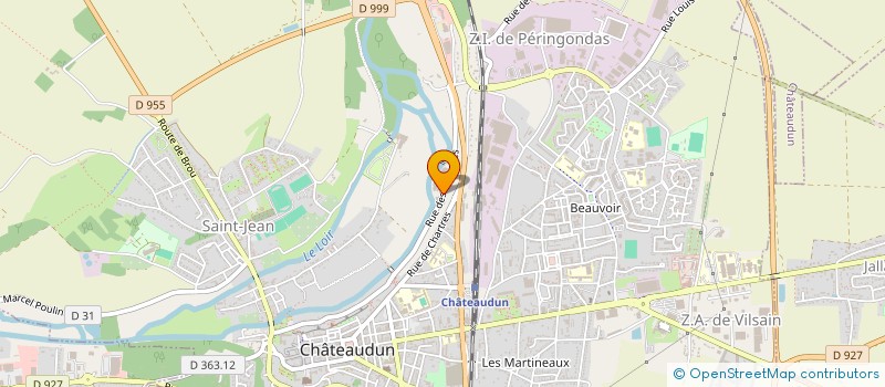 localisation de l'entreprise CABINET ESNAULT GEOMETRE EXPERT à CHATEAUDUN