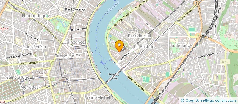 localisation de l'entreprise CABINET ESPIE & ASSOCIES à BORDEAUX
