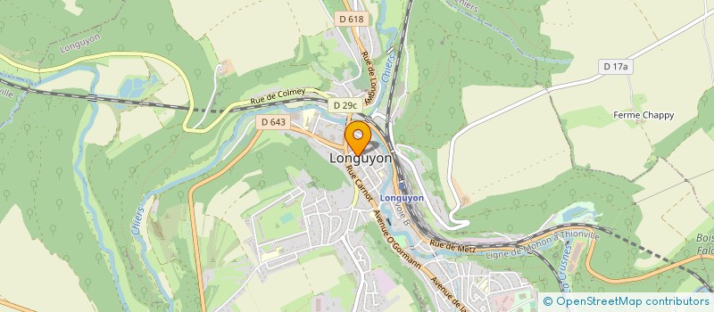 localisation de l'entreprise CABINET ESPRIT  LONGUYON