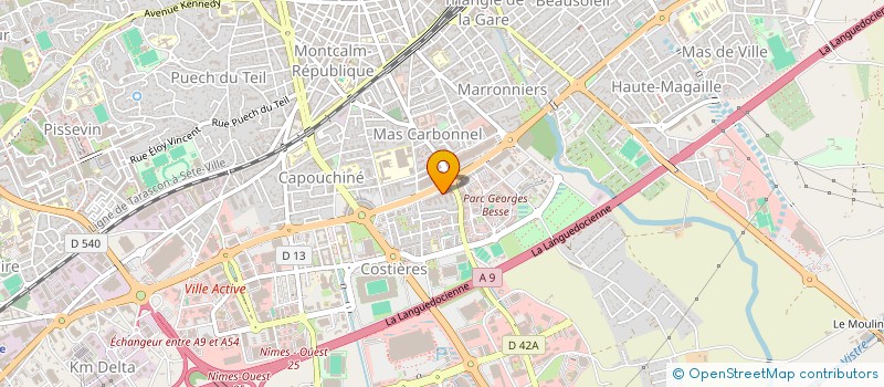 localisation de l'entreprise CABINET ETIENNE à NIMES