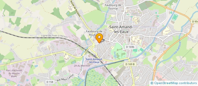 localisation de l'entreprise CABINET ETUD INGENIER REALISAT TECHNOLOG à SAINT-AMAND-LES-EAUX