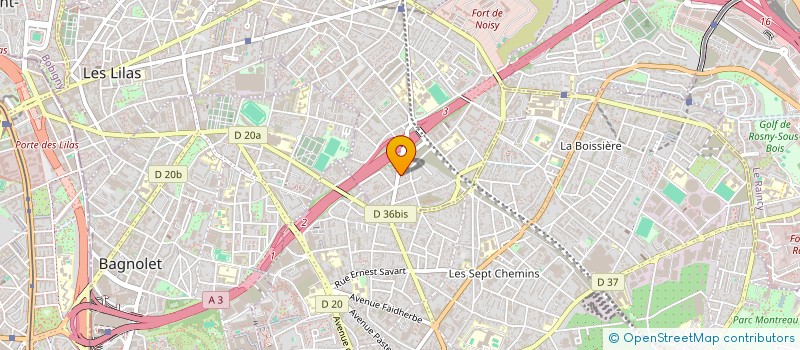 localisation de l'entreprise CABINET ETUDES CONSEIL ET NEGOCES à ROMAINVILLE
