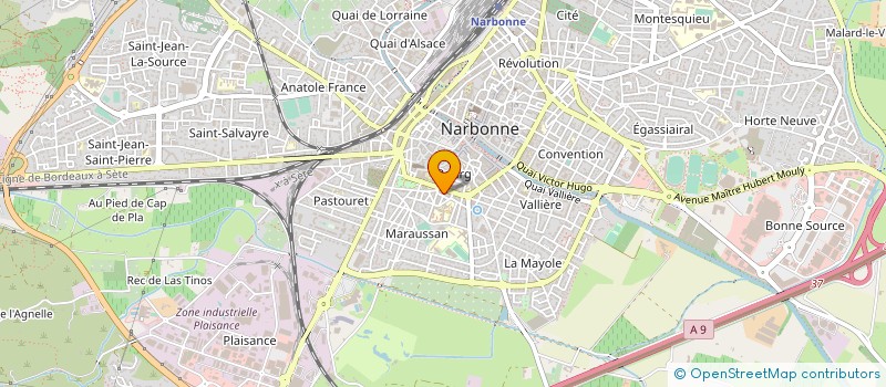 localisation de l'entreprise CABINET ETUDES DE FINANCEMENTS à NARBONNE