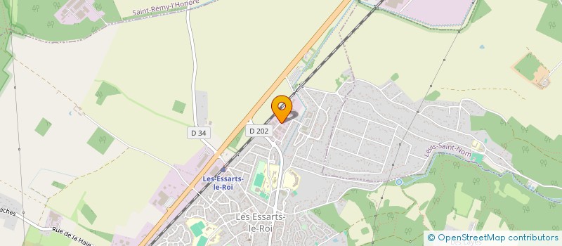 localisation de l'entreprise CABINET ETUDES ECONOMIE CONSTRUCTION à LES ESSARTS-LE-ROI
