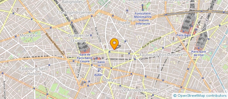 localisation de l'entreprise CABINET ETUDES FINANCIERES ET COMPTABLES  PARIS