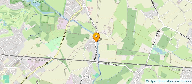 localisation de l'entreprise CABINET EUDES FORMATION GESTION ENTREP à TRESSIN