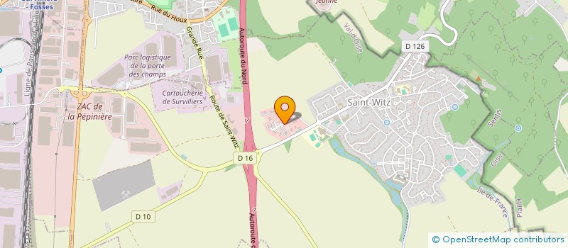 localisation de l'entreprise CABINET EURO 2000  SAINT-WITZ