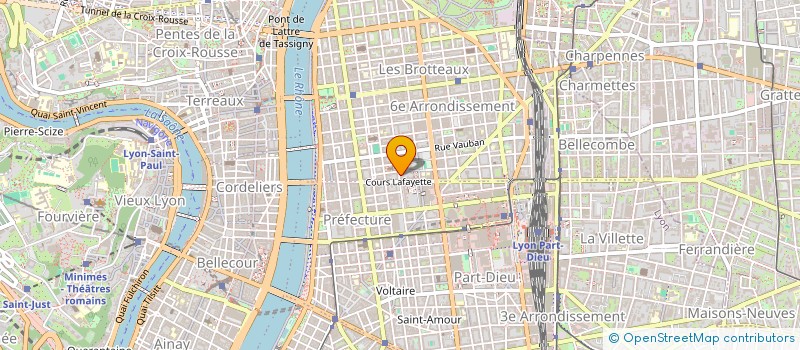 localisation de l'entreprise CABINET EUROPEEN CONSEIL COURTAGE ASSUR  LYON