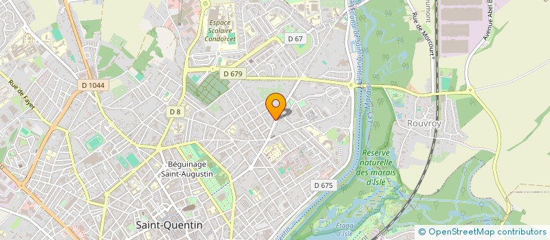 localisation de l'entreprise CABINET EUROPEEN COURTAGE ASSURA &FINANC à SAINT-QUENTIN