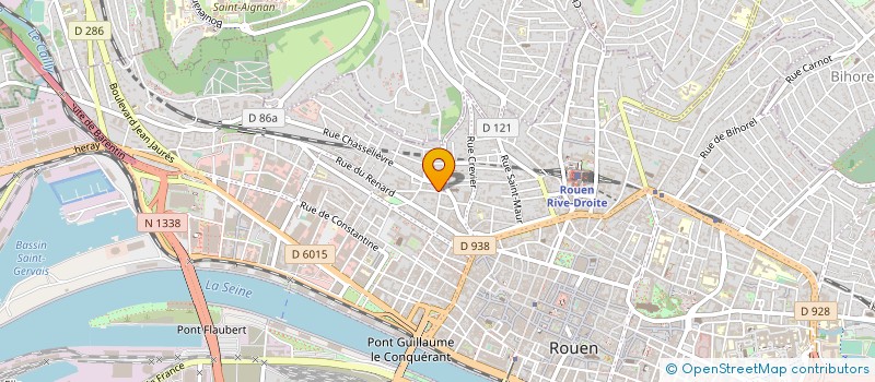 localisation de l'entreprise CABINET EUROPEEN D'AUDIT à ROUEN