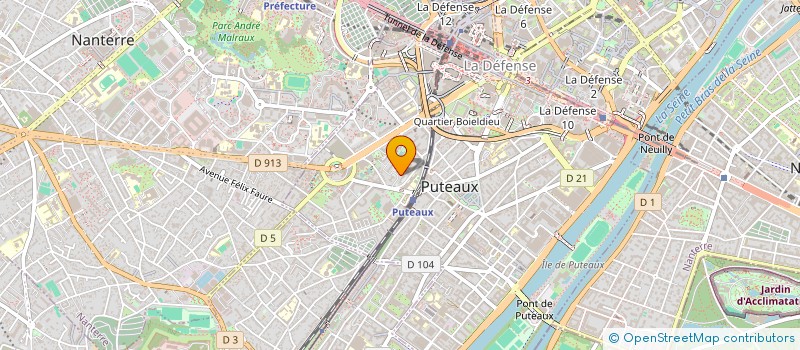 localisation de l'entreprise CABINET EUROPEEN DES AFFAIRES à PUTEAUX