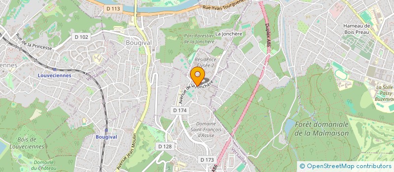 localisation de l'entreprise CABINET EUROPEEN ETUDE ASSURANCE  LA CELLE-SAINT-CLOUD