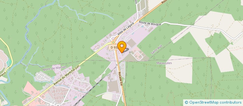 localisation de l'entreprise CABINET EVOLUDIS  SAINT-AVIT