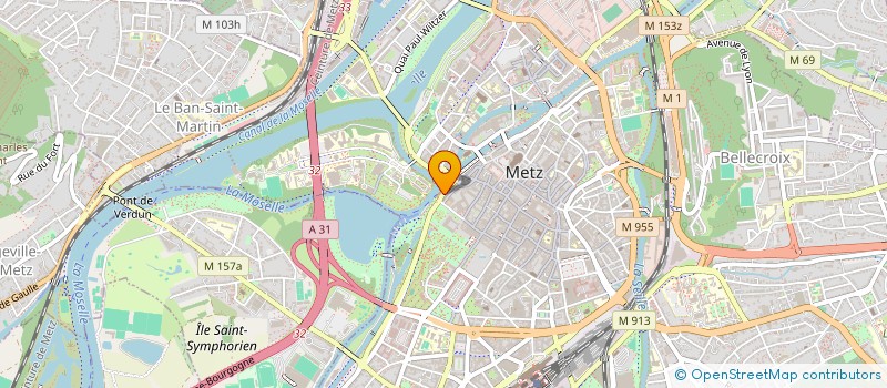 localisation de l'entreprise CABINET EXECAU à METZ