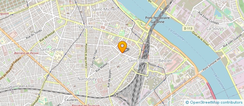 localisation de l'entreprise CABINET EXPERT COMPTABLE ANALYSE FINANC à BORDEAUX