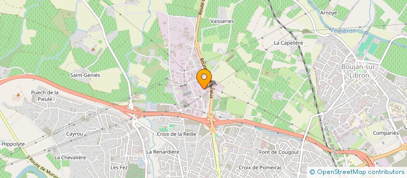 localisation de l'entreprise CABINET EXPERTISE COMPTABLE ET FISCALE à BEZIERS