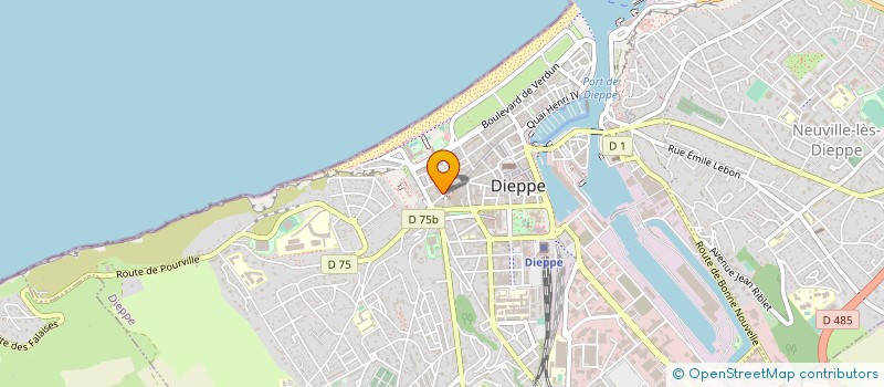 localisation de l'entreprise CABINET EXPERTISE DIAGNOSTIC IMMOBILIER OSVALT JEROME à DIEPPE