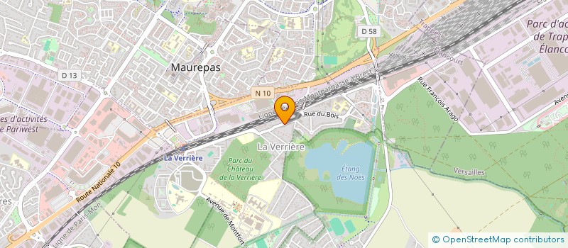 localisation de l'entreprise CABINET F.TOE EXPERT.COMPT.COMMISS.COMPT à LA VERRIERE
