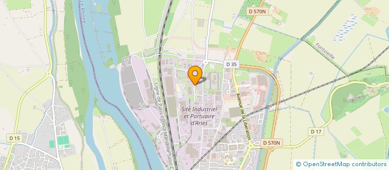localisation de l'entreprise CABINET FABIEN ALEXANDRE à ARLES