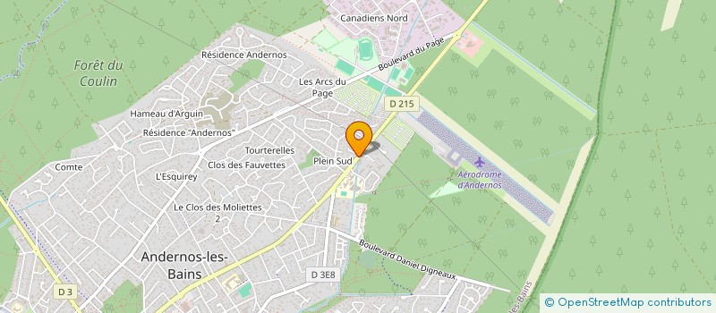 localisation de l'entreprise CABINET FABIENNE BOROL  ANDERNOS-LES-BAINS