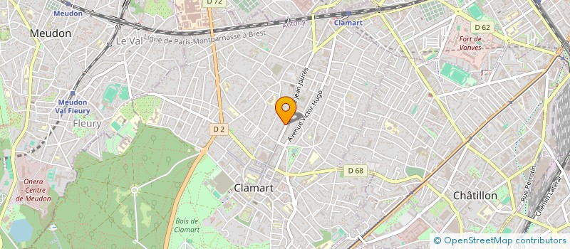 localisation de l'entreprise CABINET FALCOZ à CLAMART
