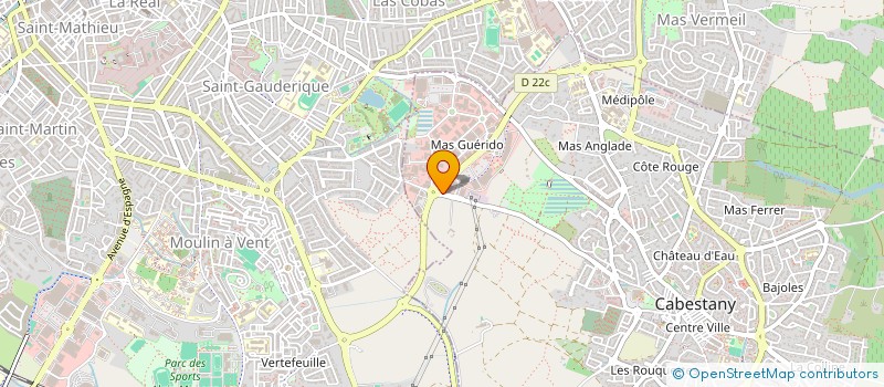 localisation de l'entreprise CABINET FAMILIARI SARL  CABESTANY